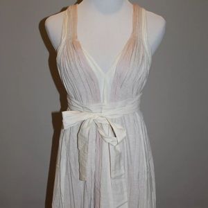 BCBG MAXAZRIA Tie Waist Jersey Multicolor Dress